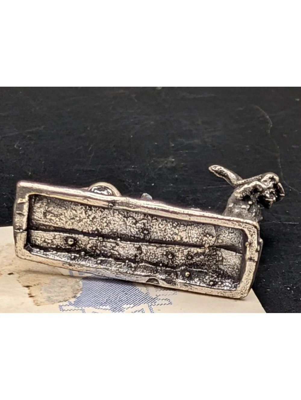Vintage Bell Trading Post Sterling Silver Prospector & Donkey Charm California